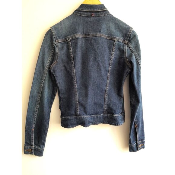 Vintage Sergio Valente Cowgirl Western Outdoor Logo Button Denim Jacket Size S - Picture 4 of 6